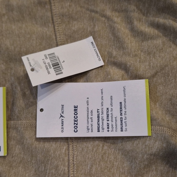 Old Navy Cropped Leggings in Blue and Tan - Picture 4 of 4